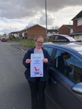 Michaella Gunn Passes her driving test 1st time with Direct Drive Hub.